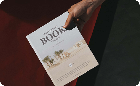 Man Holding Book
